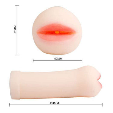 Masturbatore Uomo Bocca in TPR – Baile For Him, 174 mm di piacere reale